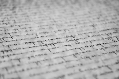 Picture of writing on a page